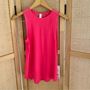 NWT LULULEMON SCULPT TANK LIPGLOSS SIZE 2 PINK XS WOULD FIT SIZE SMALL